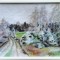 Peisaj, pictor din ţările nordice, ulei pe p&acirc;nză (1981)