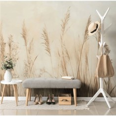 Cuier lemn masiv tip pom KL Tripoli, 8 agatatori, de podea, 60 x 60 x 168 cm, alb