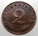 2.905 GERMANIA 2 REICHSPFENNIG 1939 D