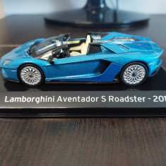 Macheta LAMBORGHINI AVENTADOR S ROADSTER 2017 - Ixo, 1/43, noua.