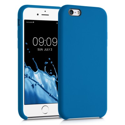 Husa pentru Apple iPhone 6 / iPhone 6s, Silicon, Albastru, 40223.228, kwmobile foto