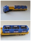 Jucarie de colectie: Camion cu lazi de bere Iveco Trails TL 034, Hofbr&auml;u M&uuml;nchen Oktoberfest, metal si plastic, stare foarte buna