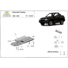 Scut metalic pentru cutia de viteze Chevrolet Tracker 1999-2005