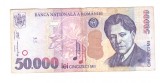Bancnota 50000 lei 2000, circulata, stare relativ buna