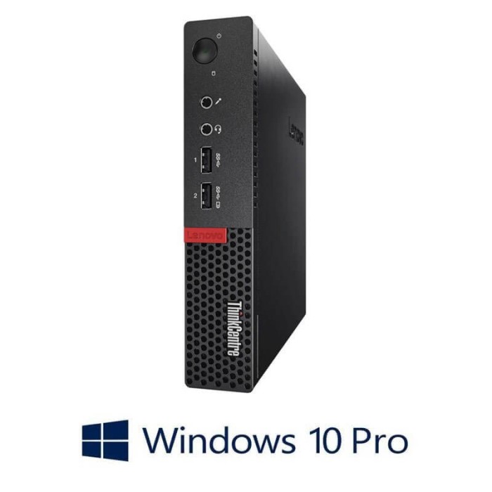 Mini PC Lenovo ThinkCentre M710q, Intel i3-6100T, 8GB DDR4, Win 10 Pro