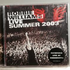 Robbie Williams - Live Summer 2003 (2003/Chrisalys/uk) - CD ORIGINAL/Nou-Sigilat