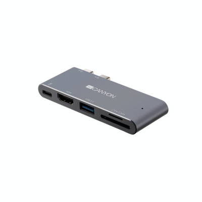 Docking station Canyon Multiport 5 in 1, USB Tip C Thunderbolt foto