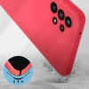 Husa Liquid soft touch compatibila cu Samsung Galaxy A72, Lady in Red, ALC, ALC MOBILE