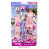 Papusa Barbie Snowboarder You Can Be Anything, Mattel, Multicolor, Peste 3 ani