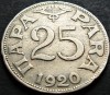 Moneda istorica 25 PARA - YUGOSLAVIA, anul 1920 * cod 340, Europa
