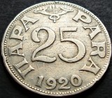 Cumpara ieftin Moneda istorica 25 PARA - YUGOSLAVIA, anul 1920 * cod 340, Europa