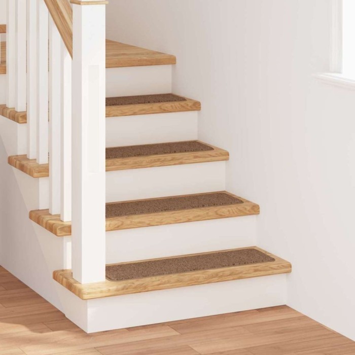 vidaXL Trepte de scară 15 pcs Galben 75 x 20 cm Polipropilenă