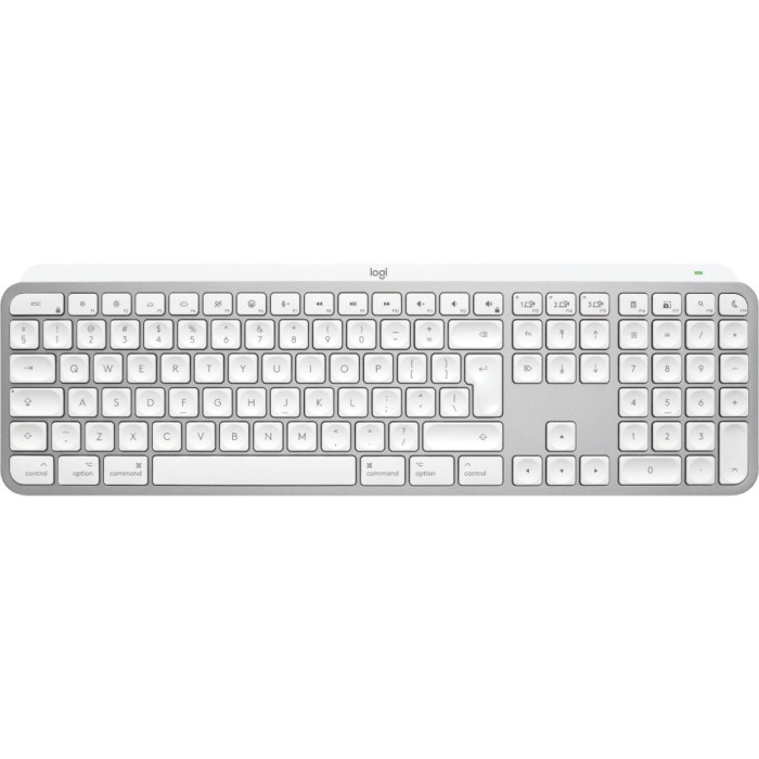 Tastatura wireless Logitech MX Keys S pentru Mac, Pale Grey
