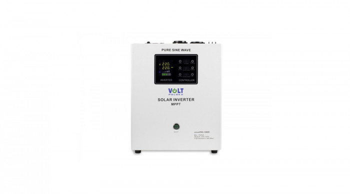 Volt Polska SINUS PRO 1500S Solar Panel Inverter Island Powered MPPT Solar Panel Charger 12/230V DC 230V (1050/1500W) Pure DC, 40A MPPT