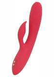 Vibrator Rabbit Intense Super Soft Liquid Silicone Rosu USB