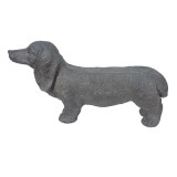 Cumpara ieftin Figurina ceramica gri Catelus 74x19x39 cm