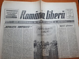 Romania libera 27 martie 1990-concert aura urziceanu,declaratie radu campeanu