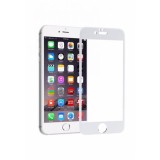 Folie Sticla 3D GloMax Apple iPhone 6 Plus/6S Plus, Lipire Integrala, Duritate 9H, Protectie Ecran, Alb