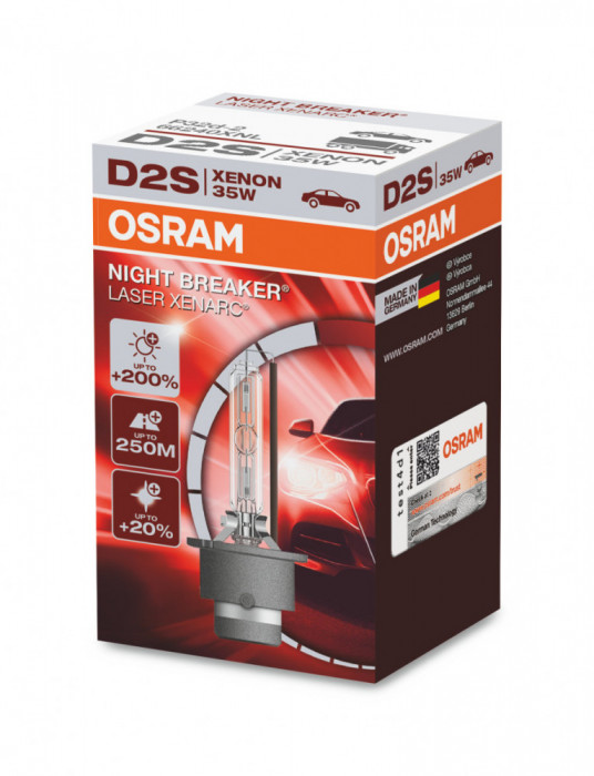 Bec Xenon D2S Osram Night Breaker, 85V, 35W