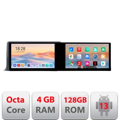 Navigatie Toyota CKit-R LOW Kit-CKit-R-A Edotec 2 ecrane 8 core 4+128 21.6 inch Incell android Wifi 5Ghz gps internet Cor CarStore Technology foto