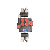 Distribuitor hidraulic P80 electromagnetic cu 2 cai, 12V, Breckner Germany