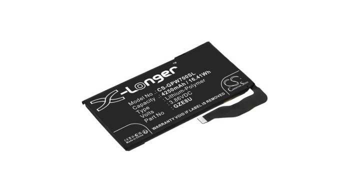 Cameron Sino 4250mAh Google Pixel 7,GVU6C,GQML3 Baterie