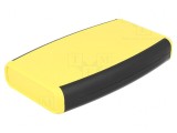 Carcasă universală ABS galben 89x147x24mm