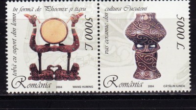 RO 2004 LP 1658 &amp;quot;Obiecte ceramica - Em . Comuna RO-CN&amp;quot;, serie punte tip I , MNH foto