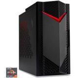 Sistem Gaming Acer Nitro N50-130 cu procesor AMD Ryzen&trade; 7 7700 pana la 5.30 GHz, 16GB DDR5, 512GB SSD, AMD Radeon&trade; RX 7600 8GB GDDR6, No OS, Negru