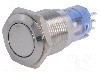 Intrerupator anti-vandalism, OFF-ON, &Oslash;16mm, BULGIN, MP0045/1E0NN000