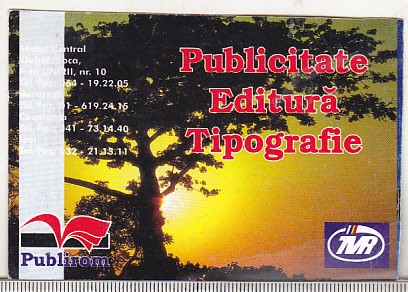 bnk cld Calendar de buzunar 1997 - Publirom