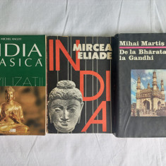 INDIA CLASICA- MICHEL ANGOT+ INDIA- MIRCEA ELIADE+ DE LA BHARATA LA GANDHI...