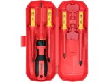 Set Surubelnita Vde, 5 Capete Interschimbabile + 2 Chei Panou Electric