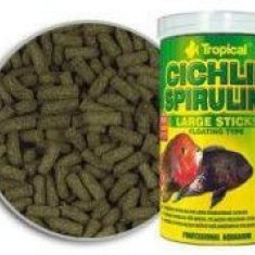 TROPICAL Cichl. Spirulina Large Sticks hrană pentru ciclide, 250 ml