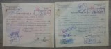 Lot 2 adeverinte Banca Romaneasca S.A. Bucuresti 1945