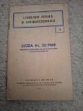 Legea penala si contraventionala