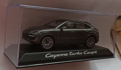 Macheta Porsche Cayenne MK3 Turbo Coupe 2020 - Norev 1/43 foto