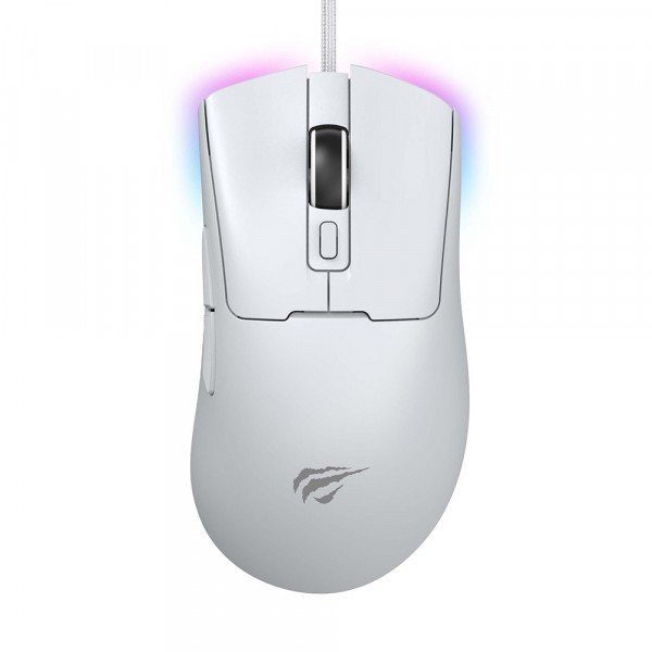 Mouse Gaming Wired USB HAVIT MS966, RGB, 800DPI - 12000DPI, 1.6m, Alb