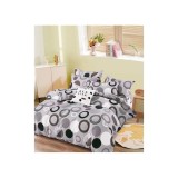 Cumpara ieftin Lenjerie de Pat Bumbac Finet cu 6 Piese Pentru Pat Dublu - SUZ91