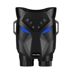 Binoclu Digital Wolf 4K, Profesional de Vanatoare, cu Inregistrare, Vedere pe Timp de Noapte, Infrarosu, Negru