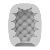 Masturbator 2 &icirc;n 1 VIBEGGS Blow Misty, efect autolubrifiant, vibrator bullet inclus, utilizat și ca stimulator clitoris, gri