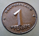 1.967 GERMANIA RDG DDR 1 PFENNIG 1953 E MULDENH&Uuml;TTEN, Europa, Aluminiu