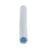 Cumpara ieftin Decoraţiune fimo unghii - băţ, floare albastră, INGINAILS