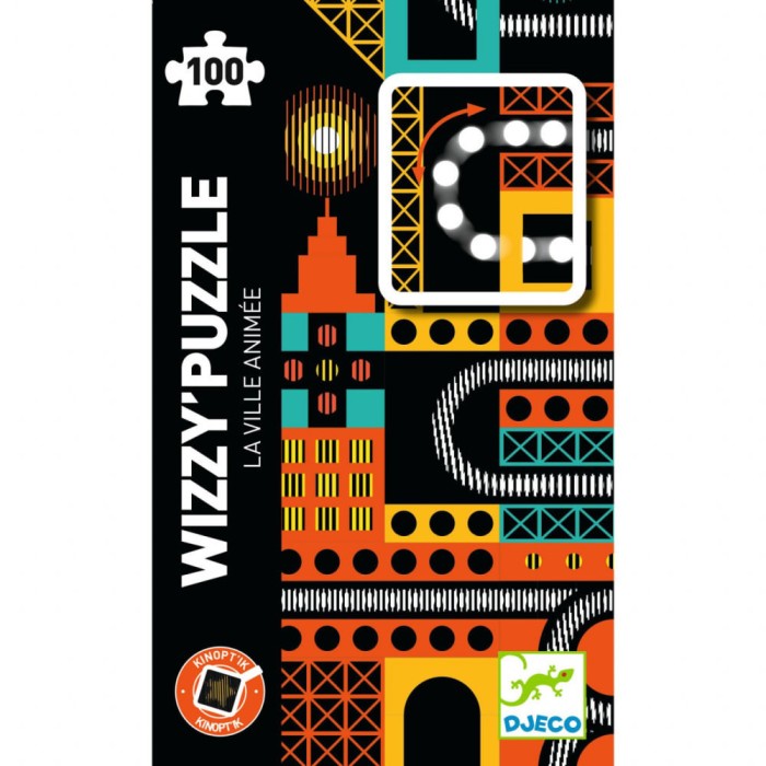 Puzzle Orasul viu Djeco 100 piese