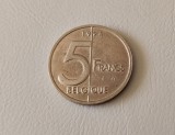 Belgia - 5 franci / francs (1994) Regele Albert II - monedă s111, Europa