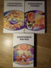 LEGENDELE ROMANILOR VOL.1-3 LEGENDELE COSMOSULUI, FLOREI SI FAUNEI - EDITIE CRIT foto