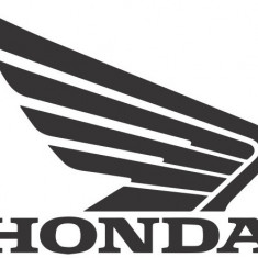 Sticker Moto Honda 12x10cm Negru Dreapta