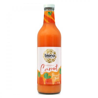 Suc de morcovi, bio, 750ml, Biona foto