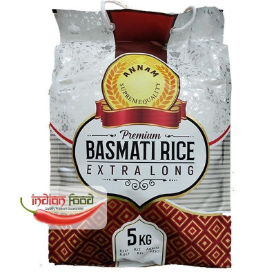 Annam Extra Long Basmati Rice (Orez Basmati Bob Extra Lung) 5kg foto