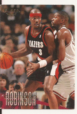 Cartonas baschet NBA Fleer 1996-1997 - nr 89 Clifford Robinson - Blazers foto